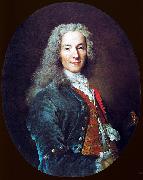 Nicolas de Largilliere Portrait de Francois-Marie Arouet, dit Voltaire oil painting reproduction